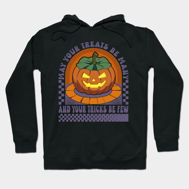 May Your Treats Be Many Positive Halloween Hoodie by JaussZ